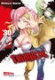 „Shouji Sato“, „#30“, „Triage X“. Zwei Anime-Figuren: eine mit pinken Haaren vorne, eine mit grünen Haaren hinten., Buch