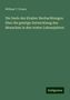 William T. Preyer: Preyer, W: Seele des Kindes: Beobachtungen über die geistige, Buch