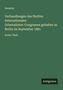 Anonym: Verhandlungen des fünften Internationalen Orientalisten-Congresses gehalten zu Berlin im September 1881, Buch