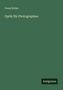 Franz Stolze: Optik für Photographen, Buch