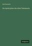 Emil Kautzsch: Die Apokryphen des Alten Testaments, Buch