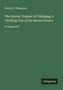 Text: Daniel P. Thompson, The Demon Trapper of Umbagog; A Thrilling Tale of the Maine Forests. Unten rechts steht "Antigonos"., Buch
