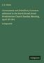 E. E. Adams: Government and Rebellion; A sermon delivered in the North Broad Street Presbyterian Church Sunday Morning, April 28 1861, Buch