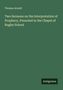 Thomas Arnold: Two Sermons on the Interpretation of Prophecy, Preached in the Chapel of Rugby School, Buch