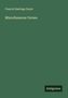 Francis Hastings Doyle: Miscellaneous Verses, Buch