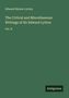 Edward Bulwer Lytton: The Critical and Miscellaneous Writings of Sir Edward Lytton, Buch