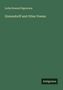 Lydia Howard Sigourney: Zinzendorff and Other Poems, Buch