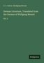 C. C. Felton: German Literature, Translated from the German of Wolfgang Menzel, Buch
