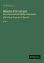 Hugh Pearson: Memoirs of the Life and Correspondence of the Reverend Christian Frederick Swartz, Buch