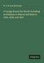 W. S. W. Ruschenberger: A Voyage Round the World: Including an Embassy to Muscat and Siam in 1835, 1836, and 1837, Buch