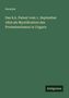Anonym: Das k.k. Patent vom 1. September 1859 als Mystification des Protestantismus in Ungarn, Buch