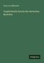 Titel: "Vergleichende Syntax der slavischen Sprachen" von Franz von Miklosich. Unten rechts steht "Antigonos". Hintergrund: Grün.