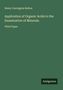 Titel "Application of Organic Acids to the Examination of Minerals". Grüner Hintergrund mit "Antigonos" unten rechts., Buch