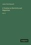 Grüner Hintergrund mit folgendem Text: "James Clerk Maxwell, A Treatise on Electricity and Magnetism, Vol. II". Unten rechts ein Logo: "Antigonos"., Buch