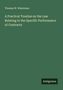 Thomas W. Waterman: A Practical Treatise on the Law Relating to the Specific Performance of Contracts, Buch