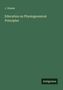 J. Simms: Education on Physiognomical Principles, Buch