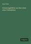 Ernst Fritze: Erinnerungsblätter aus dem Leben eines Criminalisten, Buch
