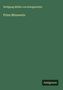 Wolfgang Müller von Königswinter: Prinz Minnewin, Buch