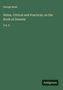 Grüner Hintergrund mit Text: "George Bush. Notes, Critical and Practical, on the Book of Genesis. Vol. II." Unten steht "Antigonos".