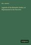 "Mrs. Jameson, Legends of the Monastic Orders, as Represented in the Fine Arts, Antigonos." Einfache, grüne Buchcovergestaltung.