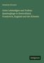 Text: "Sebastian Brunner. Unter Lebendigen und Todten: Spaziergänge in Deutschland, Frankreich, England und der Schweiz." Unten rechts steht "Antigonos". Hintergrund: Dunkelgrün.