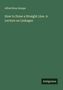 Buchtitel: "How to Draw a Straight Line. A Lecture on Linkages" von Alfred Bray Kempe. Grüner Hintergrund, unten rechts "Antigonos".