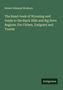 Oben steht "Robert Edmund Strahorn". Der Titel beschreibt einen Reiseführer für Wyoming, Black Hills und Big Horn Regionen. Unten rechts ist ein schwarzes Quadrat mit "Antigonos". Hintergrund ist dunkelgrün., Buch