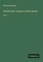 Richard Jefferies: "World's End. A Story in Three Books", Vol. I. Unten rechts steht "Antigonos", alles auf grünem Hintergrund.