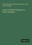 Henry Thompson, Richard Thompson, James Joel Cartwright. Letters of Richard Thompson to Henry Thompson. Antigonos., Buch