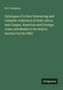 Text in Weiß: "H.G. Sampson", "Catalogue of a Very Interesting and Valuable Collection...Auction 02/20/1883". Grüner Hintergrund., Buch