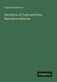 Grüner Hintergrund mit weißem Text: "The Mirror of Truth and Other Marvellous Histories" von Eugénie Hamerton, unten "Antigonos"., Buch