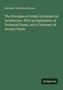 „Matthew Holbeche Bloxam. The Principles of Gothic Ecclesiastical Architecture.“ Grüner Hintergrund, „Antigonos“ unten., Buch