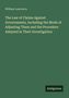 Oben steht "William Lawrence". Der Titel lautet: "The Law of Claims Against Governments... Investigation". Unten "Antigonos"., Buch