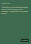 Titel: "The History of the Middlesex Hospital...". Autor: Erasmus Wilson. Unten steht "Antigonos". Hintergrund grün.