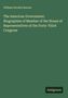 Grüner Hintergrund, Text: Autor: William Horatio Barnes. Titel: The American Government... Forty-Third Congress. Unten: Antigonos.