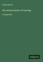 Francis Bacon: The Advancement of Learning, Buch