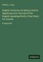 Titel: "English Literature; Its History ..." von William J. Long. Grünes Cover, unten steht "Antigonos"., Buch