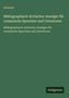 Anonym: Bibliographisch-kritischer Anzeiger für romanische Sprachen und Literaturen, Buch