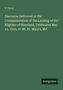 P. Corry, "Discourse Delivered At the Commemoration... May 15, 1843, At Mt. St. Mary's, Md." Grüner Hintergrund. "Antigonos" unten rechts., Buch