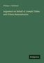 William J. Hubbard: Argument on Behalf of Joseph Tilden and Others Remonstrants, Buch