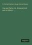 Oben stehen die Autoren "H. Critchett Bartlett, George Overend Drewry". Titel: "Cup and Platter. Or, Notes on Food and its Effects". Unten rechts steht "Antigonos"., Buch