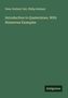Peter Guthrie Tait: Introduction to Quaternions. With Numerous Examples, Buch