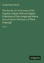 Titel: "The Zincali, Or an Account of the Gypsies of Spain... Language, Vol. II" von George Henry Borrow; unten "Antigonos". Hintergrund: grün.