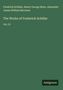 Titel: "The Works of Frederick Schiller, Vol. IV". Autoren: Friedrich Schiller, Henry George Bohn, Alexander James William Morrison. Unten rechts "Antigonos". Oben grüne Fläche., Buch