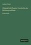 Grüner Hintergrund, Text: "Ludwig Uhland, Uhlands Schriften zur Geschichte der Dichtung und Sage, Achter Band." Logo: "Antigonos"., Buch