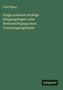 Paul Wagner, einige praktische Düngungsfragen, neues Wissen; grüner Hintergrund, unten rechts schwarzes Antigonos-Logo.