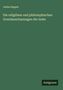 "Julius Happel: Die religiösen und philosophischen Grundanschauungen der Inder." Grüner Hintergrund mit weißem Text.
