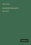 Buchtitel: "Geschichte Österreichs, Erster Band" von Alfons Huber. Grüner Hintergrund, weißer Text, kleines Logo "Antigonos".