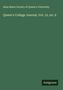 Alma Mater Society of Queen's University: Queen's College Journal, Vol. 12, no. 9, Buch
