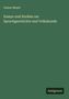 Gustav Meyer: Essays und Studien zur Sprachgeschichte und Volkskunde, Buch